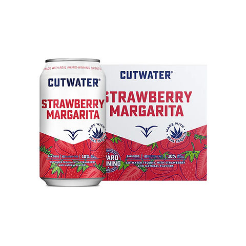 Cut Water Straw Margarita 4 Pk 12oz