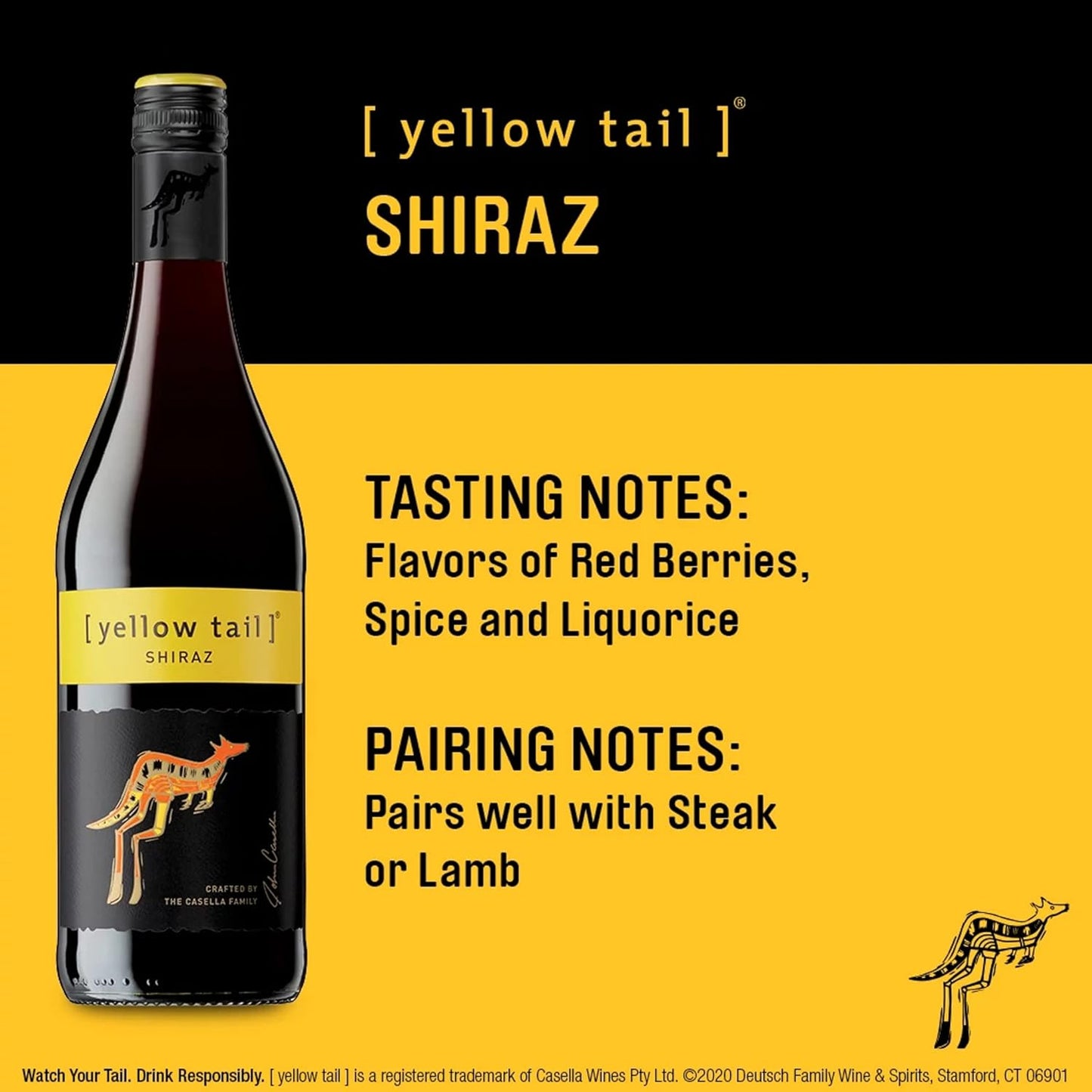 YellowTail Shiraz 750ml
