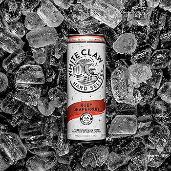 White Claw Ruby Grapefruit, 6 Pack, 12 Oz, Can