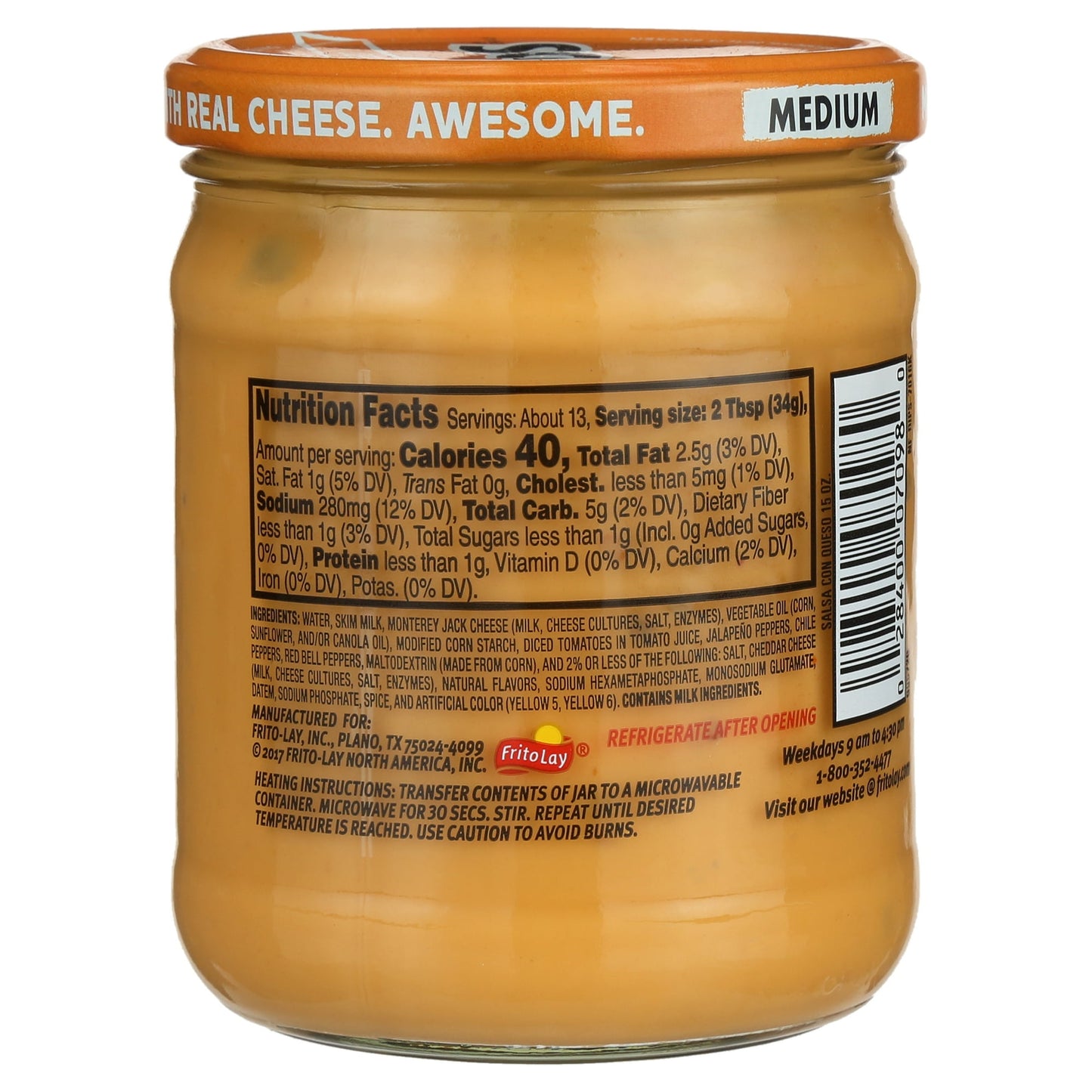 tostitos nacho cheese dip