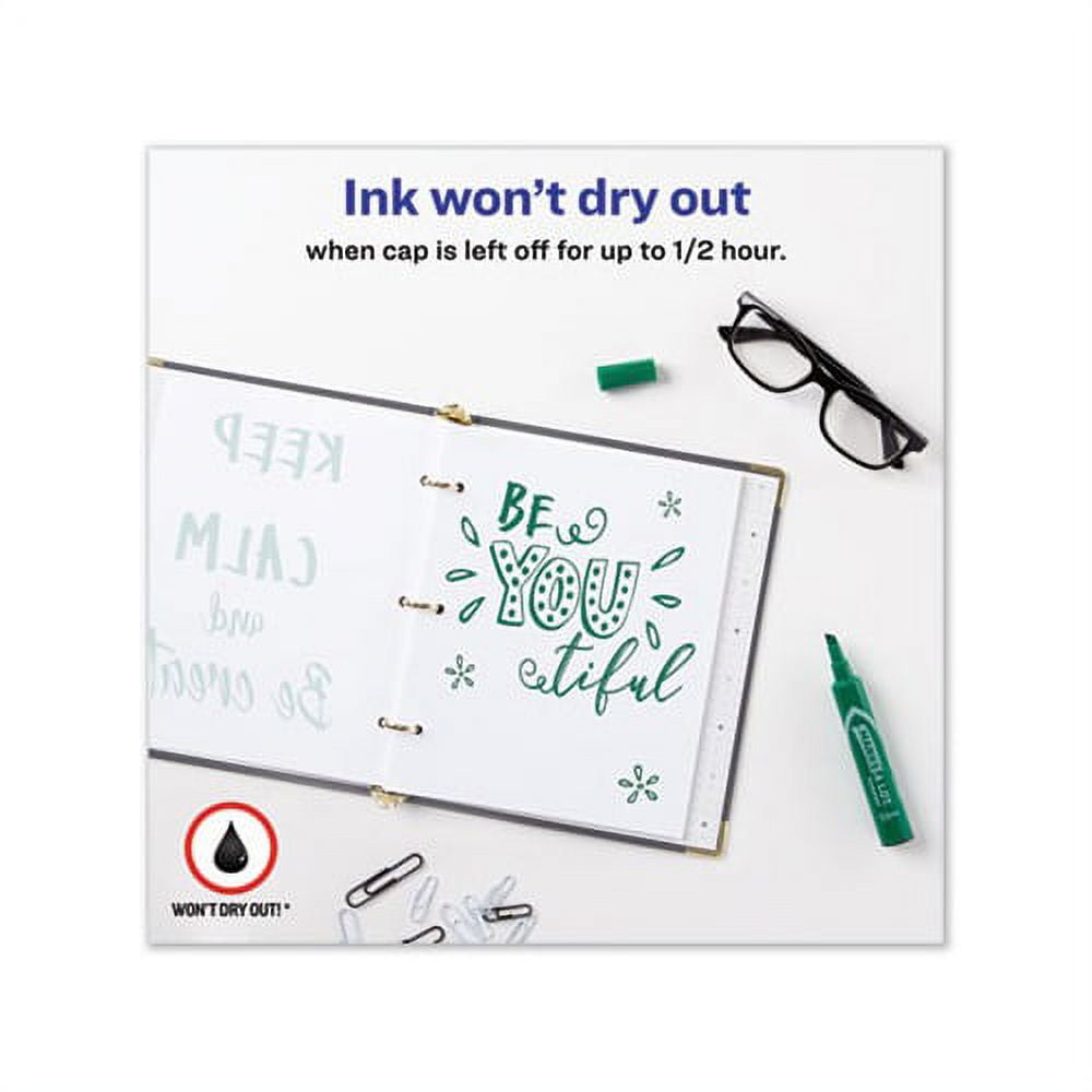 Avery Marks-A-Lot Regular Permanent Marker - 4.5 mm Marker Point Size - Chisel Marker Point Style -