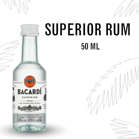 Bacardi Superior50ml Light