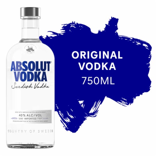Absolut Vodka Country Of Sweden 750ml