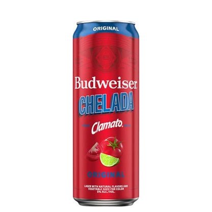 Budweiser & Clamato Chelada, Single, 25 Oz, Can