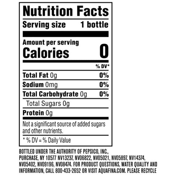Aquafina Water, 500ml, Bottle