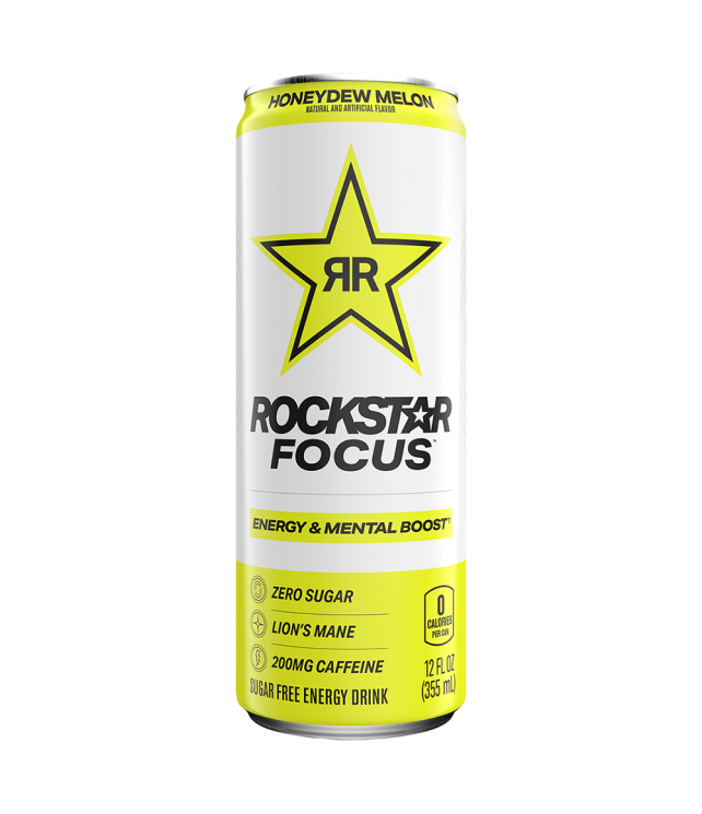 ROCKSTAR FOCUS honeydew melon 12 oz can