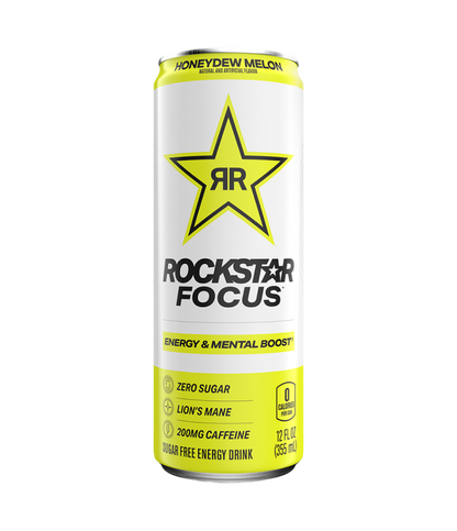 ROCKSTAR FOCUS honeydew melon 12 oz can