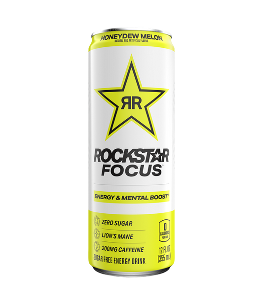 ROCKSTAR FOCUS honeydew melon 12 oz can