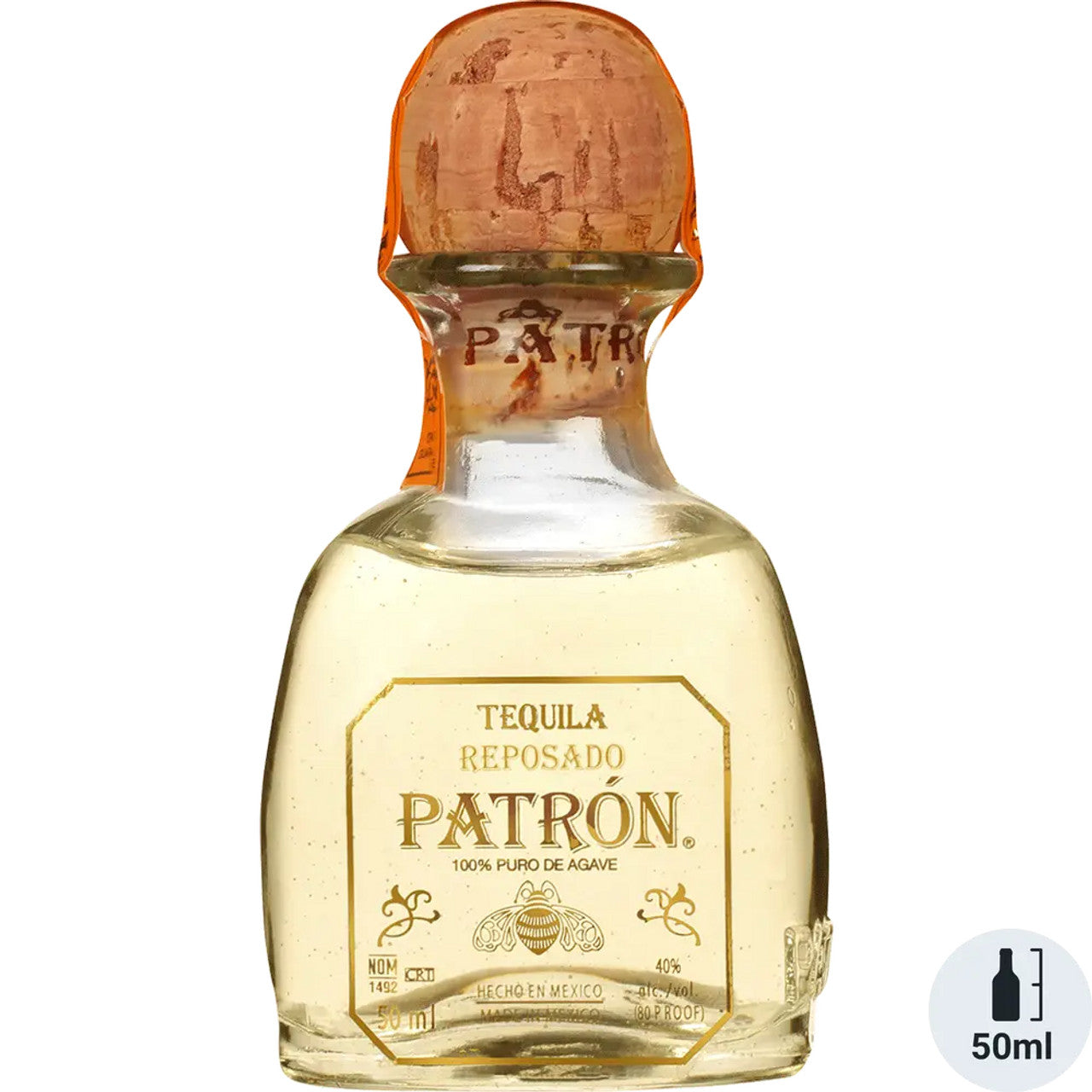 Patron reposado, tequila, 50 ml