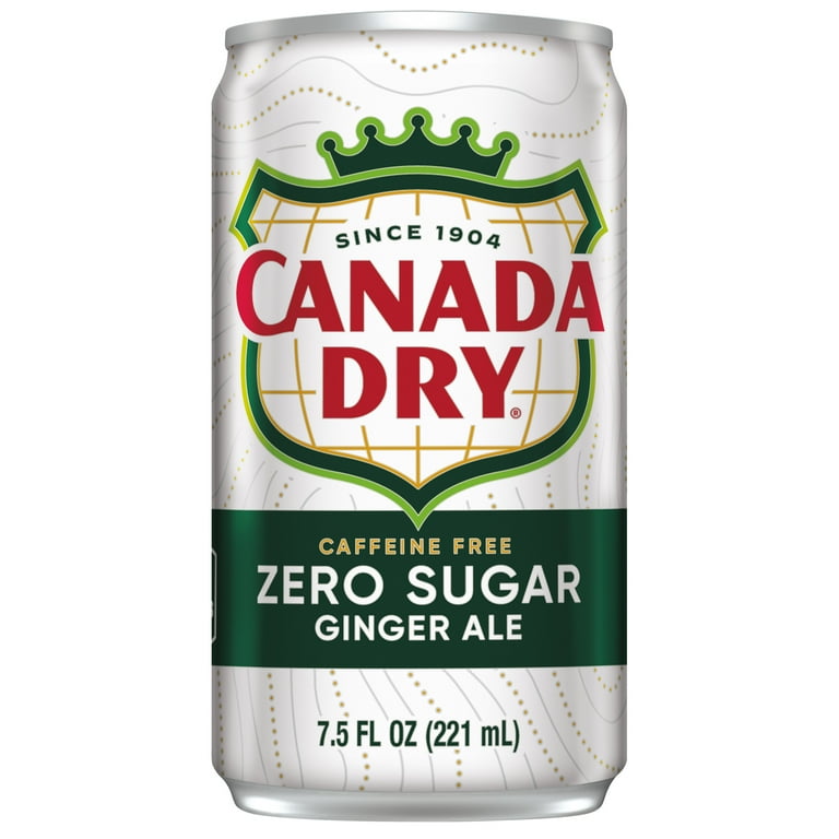 Canada Dry Zero Ginger Ale, 7.5 oz, Can