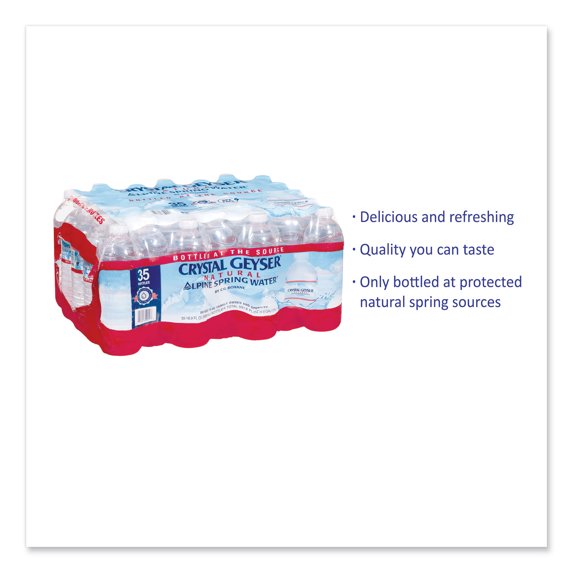 Crystal Geyser:natural, 16.9 oz, Sm Bottle