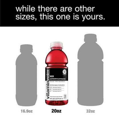 Vitamin Water Zero- Acai-blueberry-pomegranate, 20 oz, Bottle