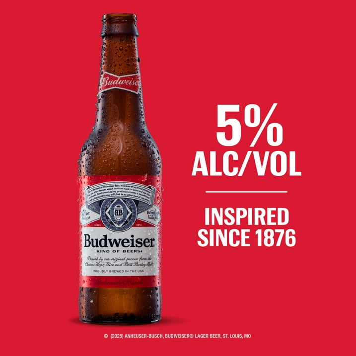 Budweiser, 6 Pack, 12 oz, Bottle
