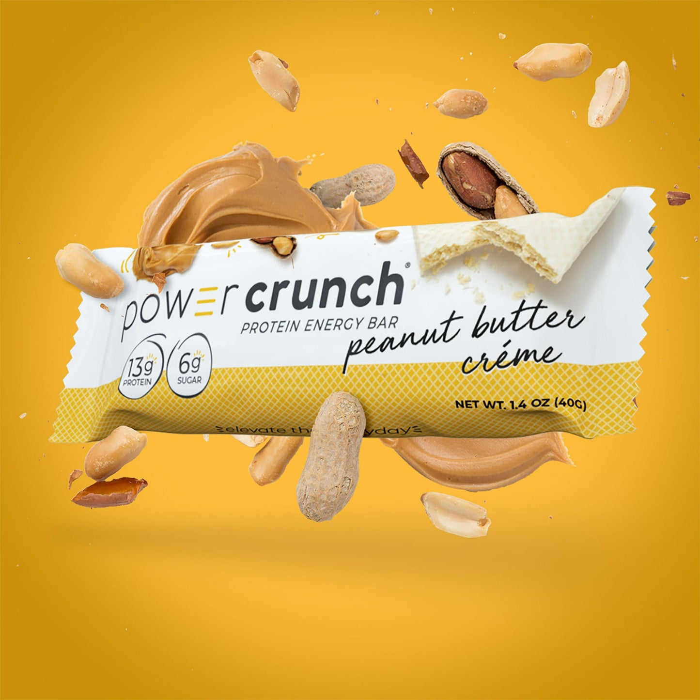 Power Crunch:High Protein Energy Snack, Peanut Butter Creme