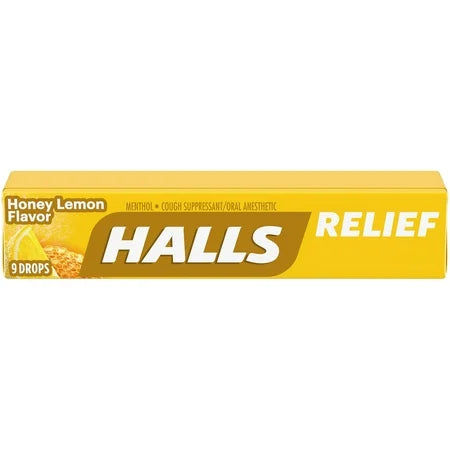 Halls Mentho-lyptus:honey-lemon