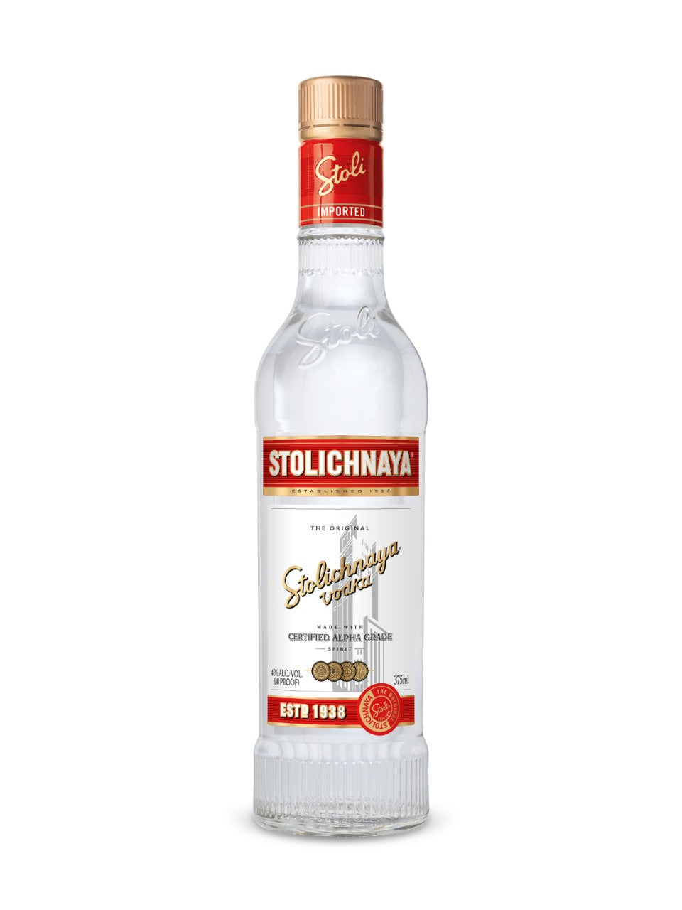 STOLICHNAYA VODKA 375 ML