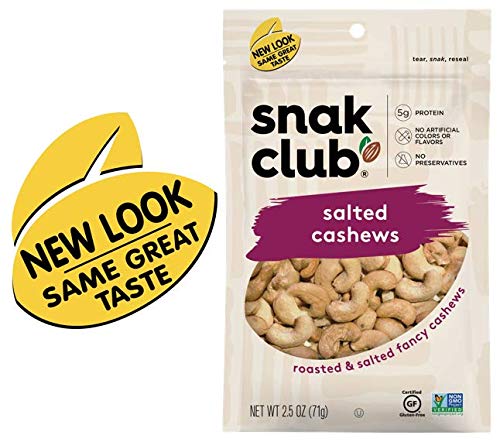 Snak club salted cashews