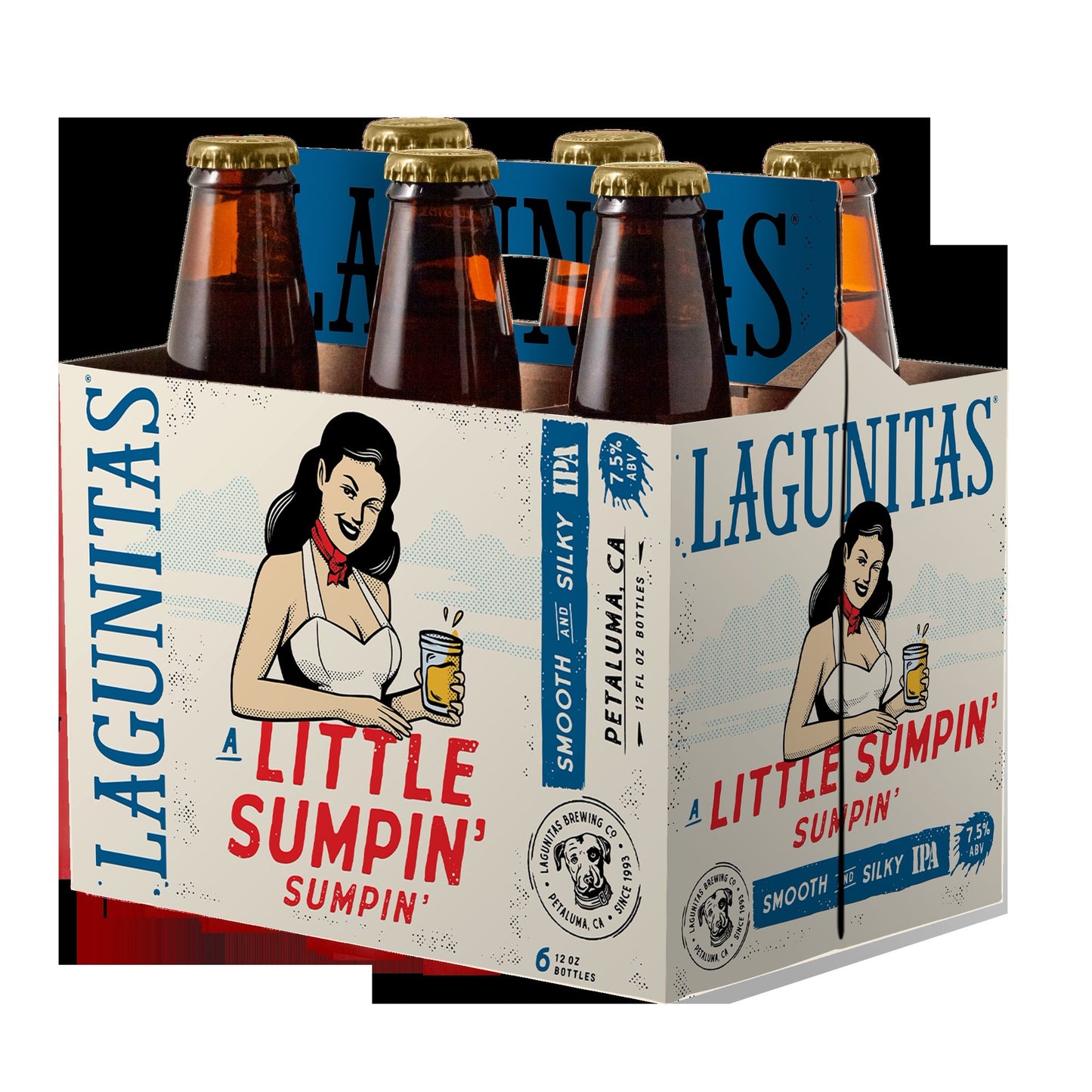 Lagunita's Little Sumpin Ale, 6 PACK, 12 OZ, BOTTLE