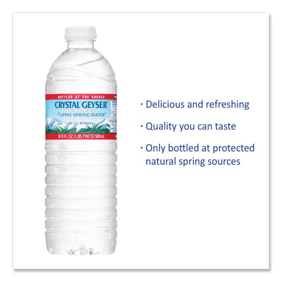 Crystal Geyser:natural, 16.9 oz, Sm Bottle