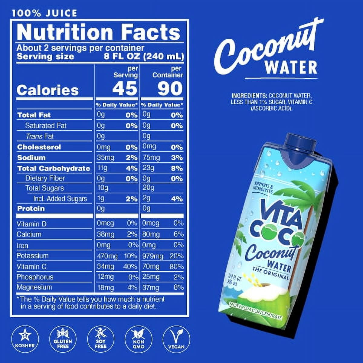 Vita Coco, 16.9 oz, Carton