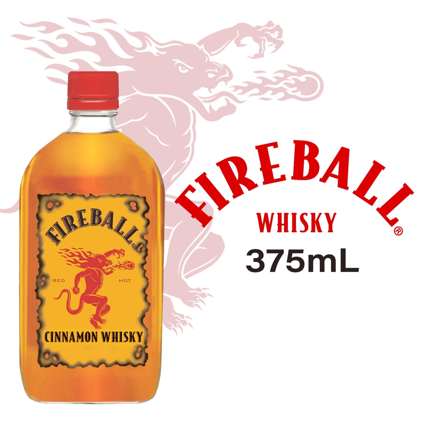 Fireball Cinnamon, Whisky, 375 Ml