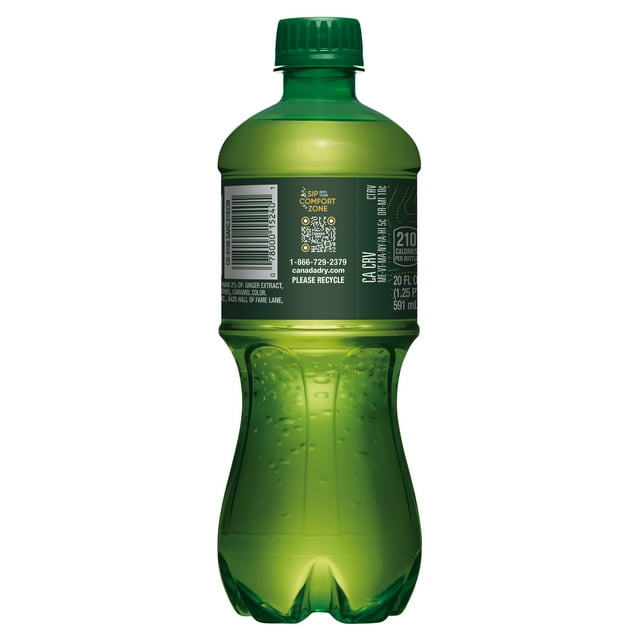Canada Dry Ginger Ale, 20oz, Bottle