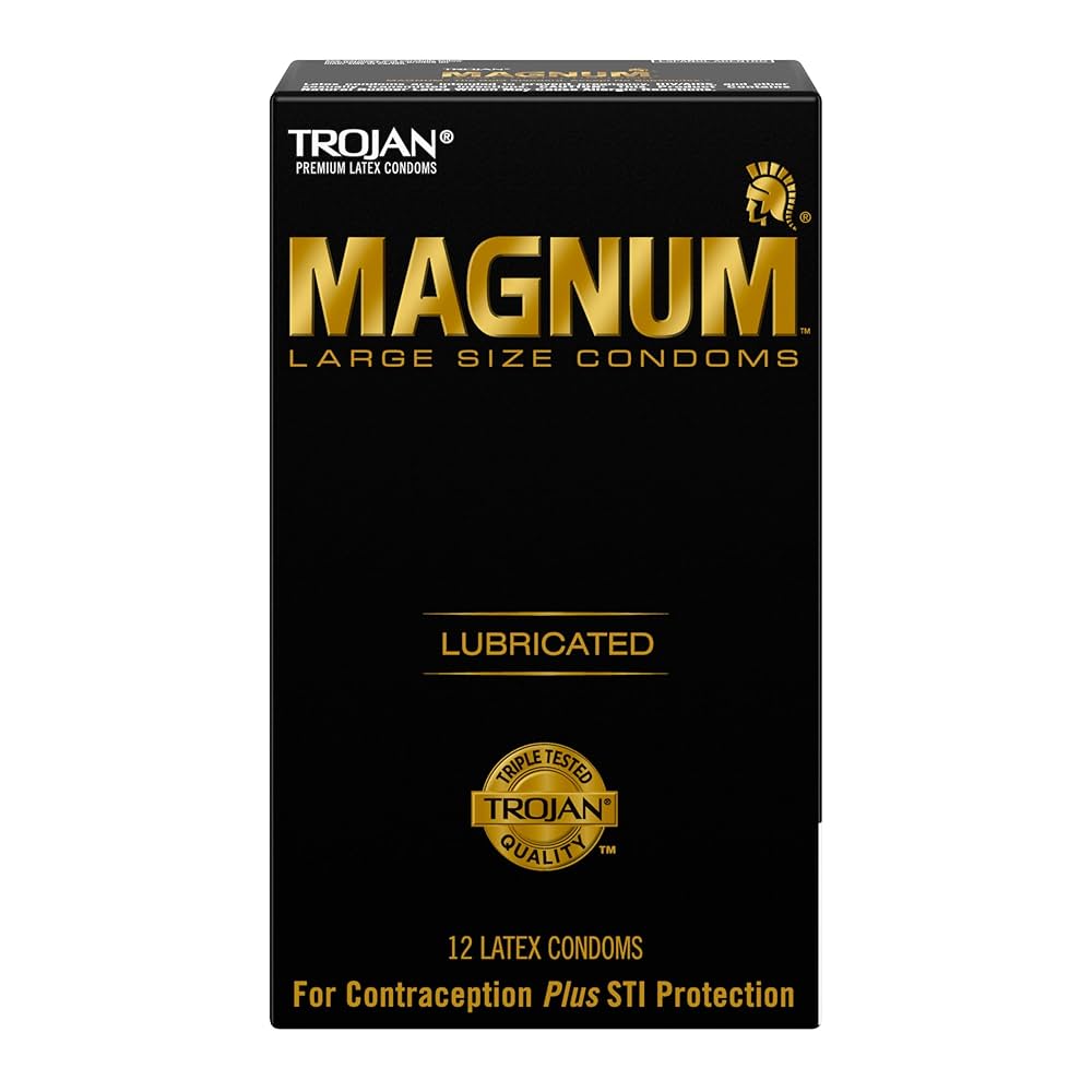 Trojan Magnum Condoms:large Size Lubricated