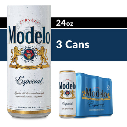 Tecate Light, 3 Pack, 24 oz, Can