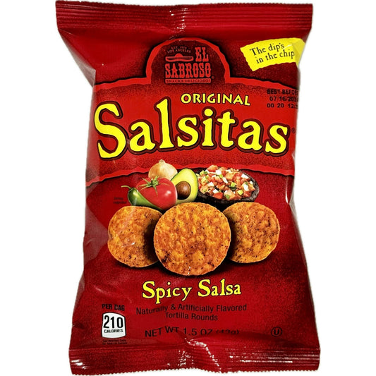 El Sabroso Salsitas:Spicy Salsa Tortilla Rounds