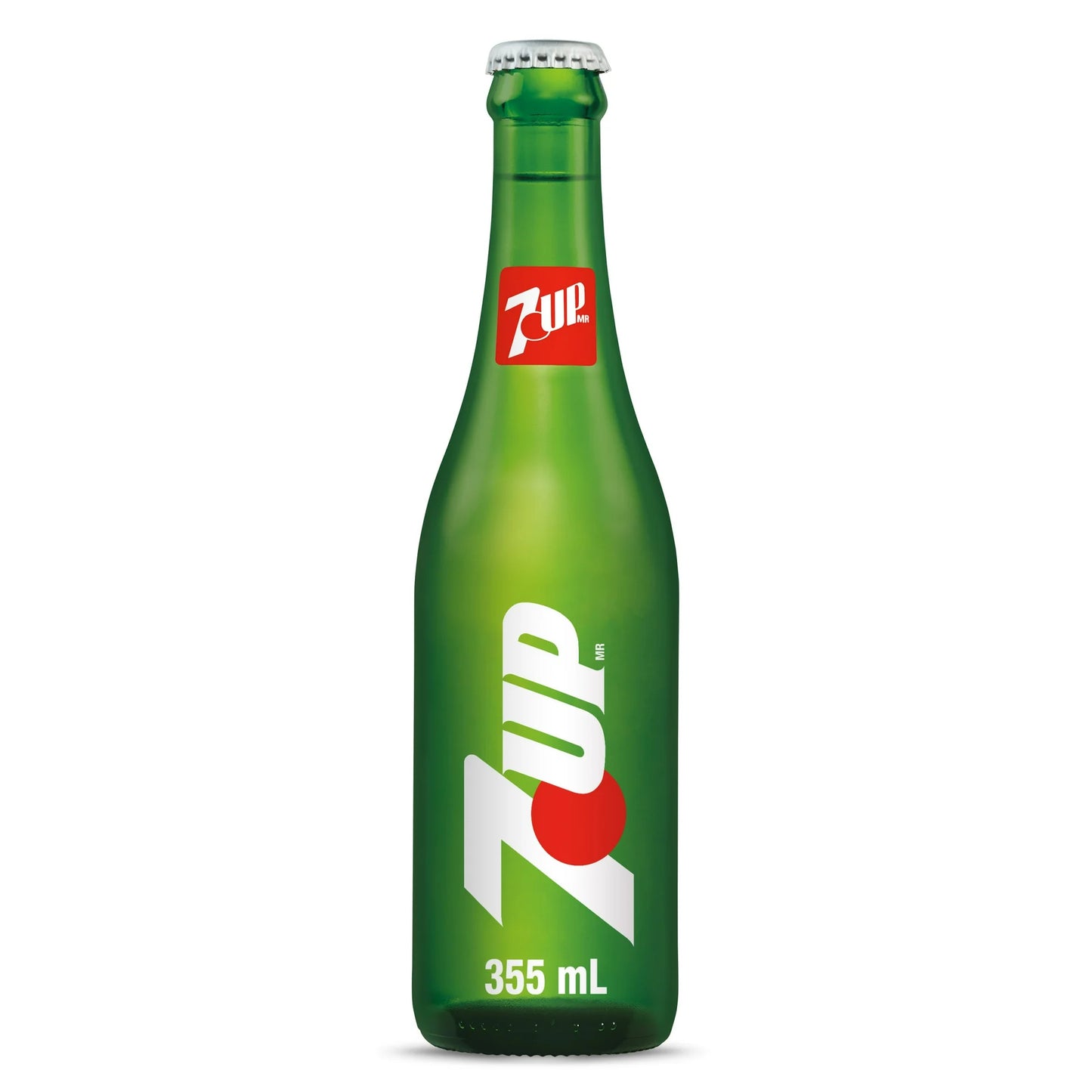 7 Up Soda Glass Bottle
