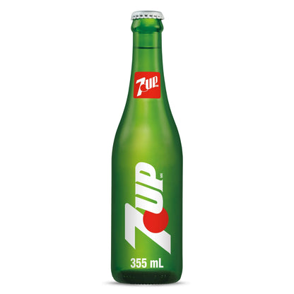 7 Up Soda Glass Bottle