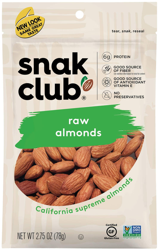 Snak Club raw Almonds