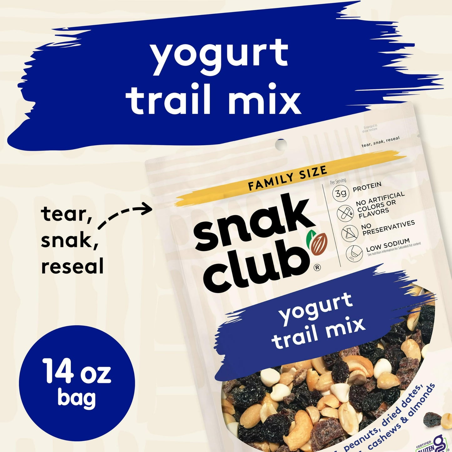 Snak club yogurt trial mix
