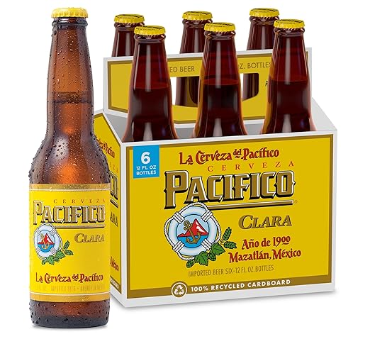 Pacifico Clara, 6 Pack, 12 oz, Bottle