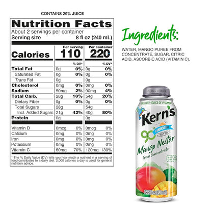 Kerns Mango, 15.5 oz, Can