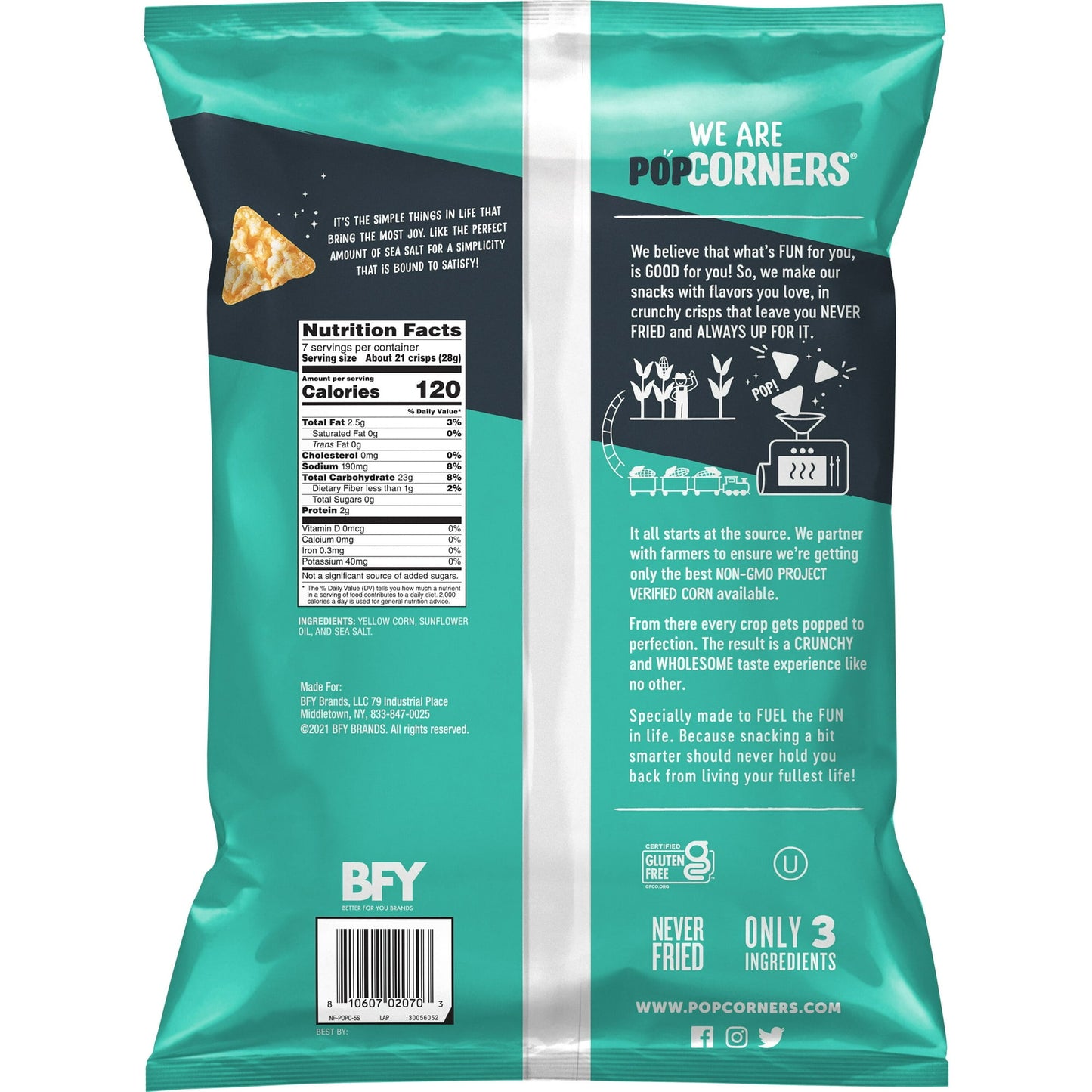 pop corner sea salt