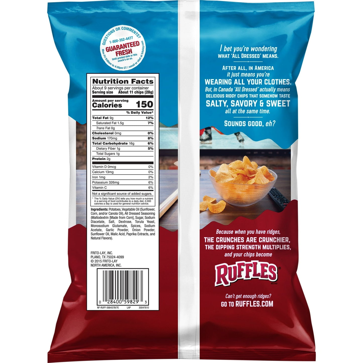 RUFFLES ALL DRESSED