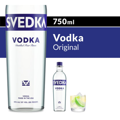 Svedka:imported Swedish Vodka 750ml