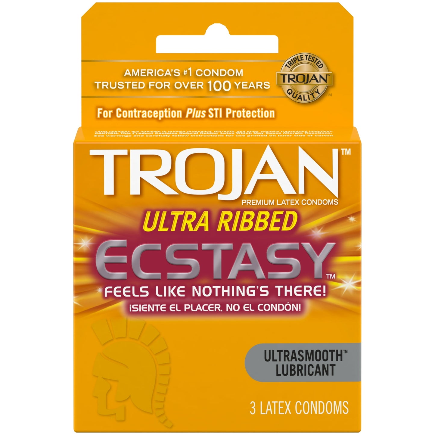 Trojan Condoms:ecstasy Stimulations Ultrasmooth Lubricant