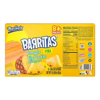 Marinela Barritas Pineapple Filled Cookies