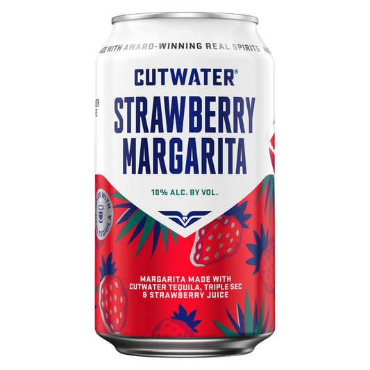 Cut Water Straw Margarita 4 Pk 12oz
