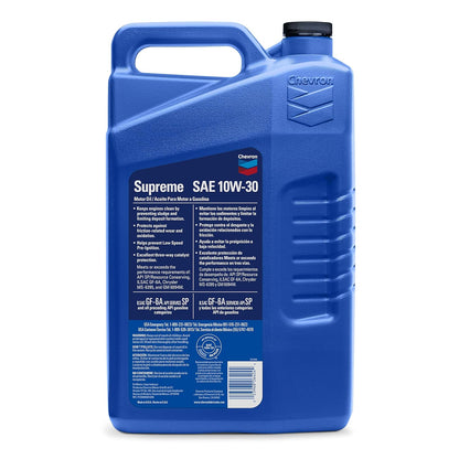 Chevron Supreme Motor Oil SAE 10W-30