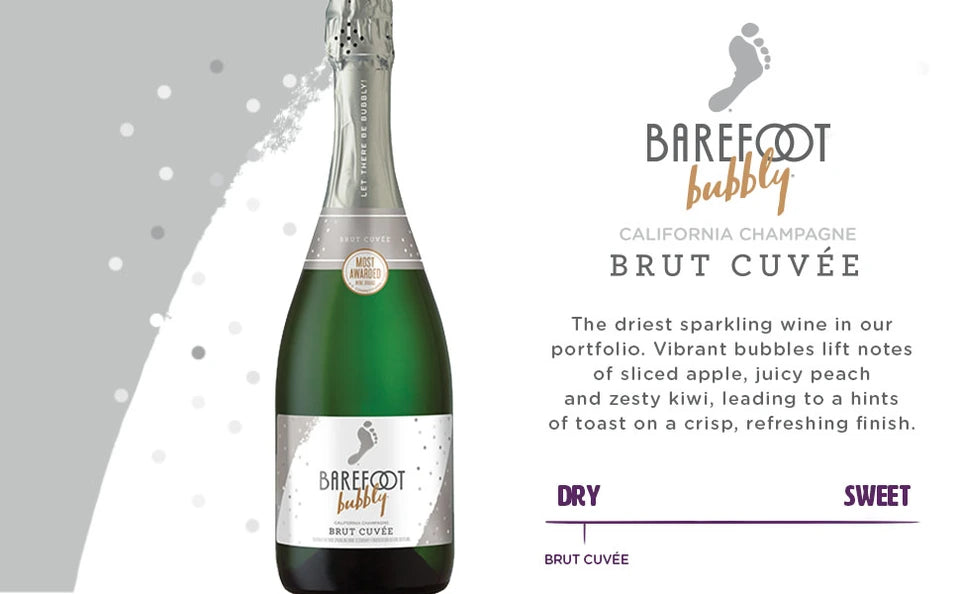 Barefoot Bubbly:Brut Cuvee