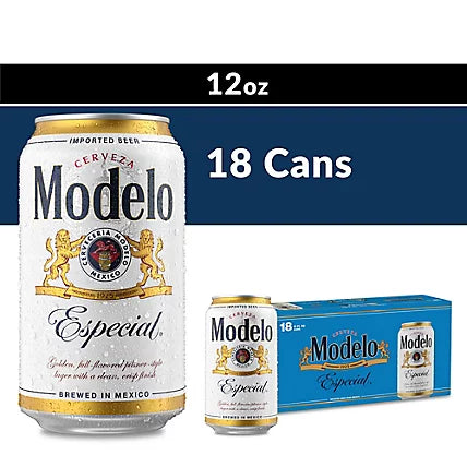 Modelo Especial, 18 Pack, 12 oz, Can