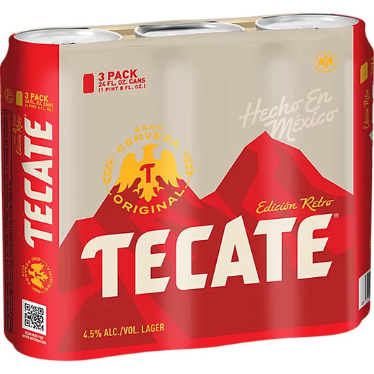 Tecate Original, 3 Pack, 24 Oz, Can