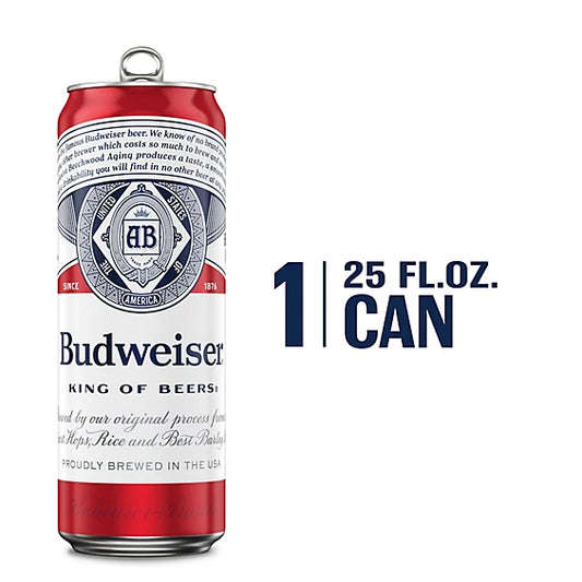 Budweiser, Single, 25 Oz, Can