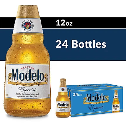 Modelo Especial, 18 Pack, 12 oz, Bottle