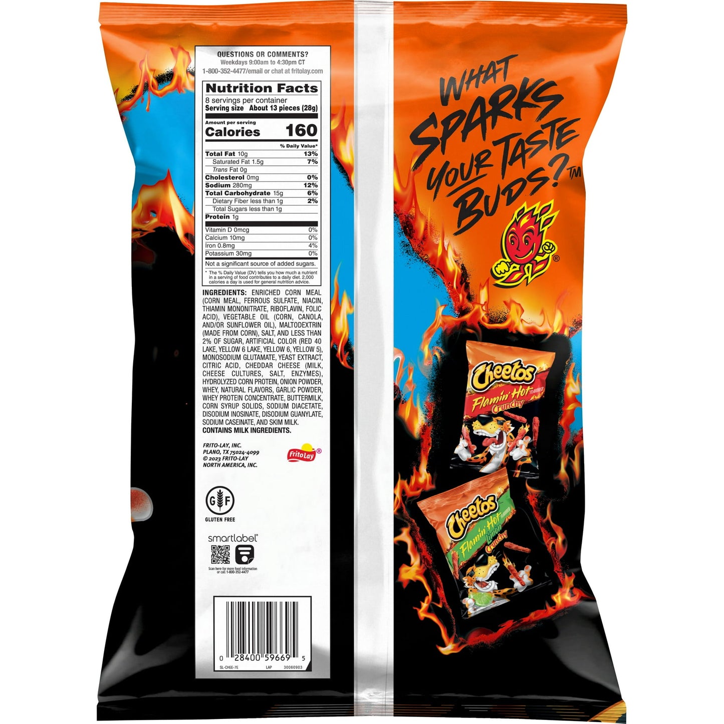 cheetos flamin puffs