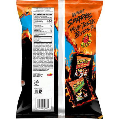 cheetos flamin puffs
