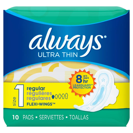 Always Pads Ultra Thin Flexi-wings Regular
